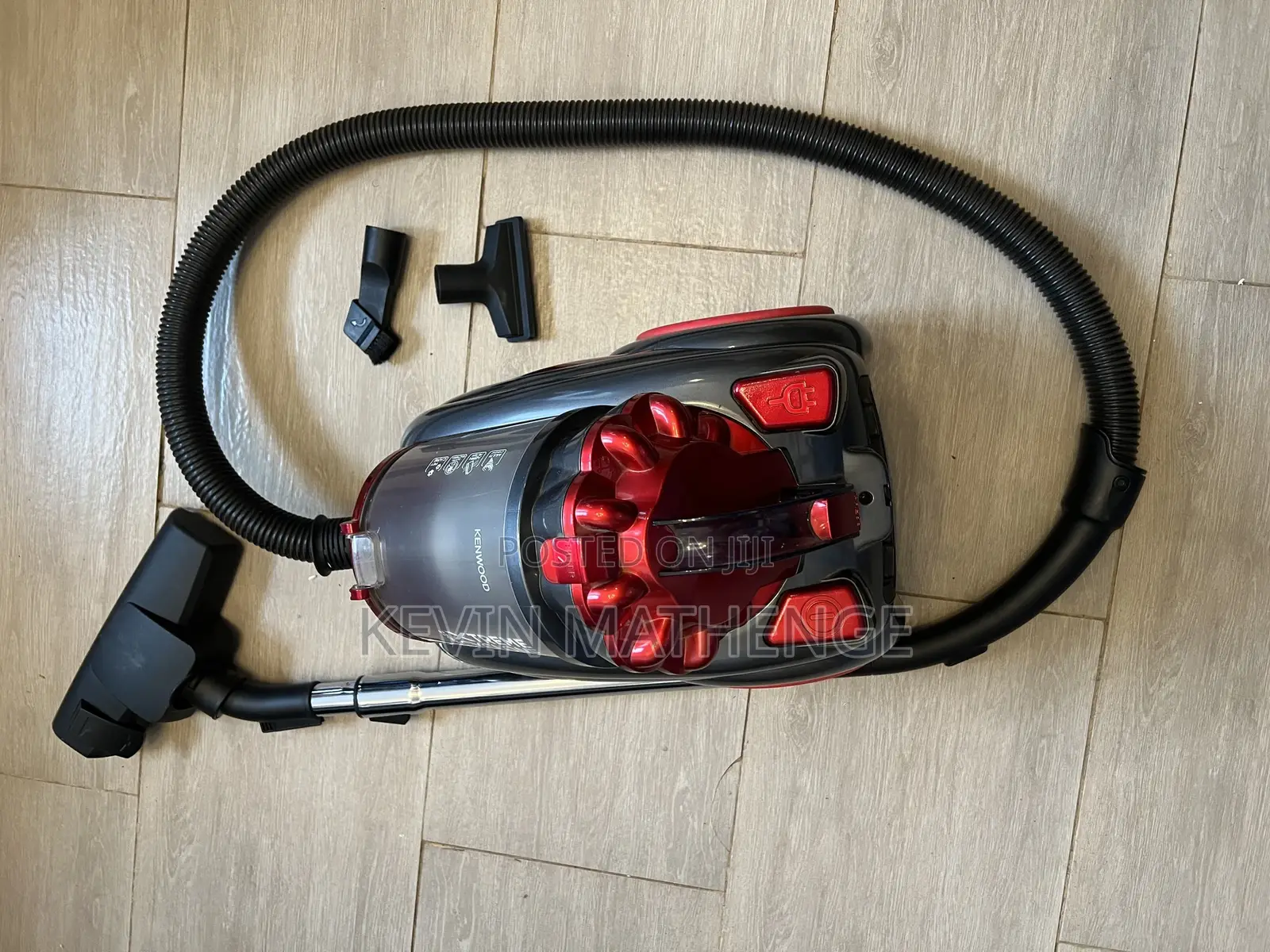 Kenwood Dry Bagless Vacuum Cleaner, 3.5L - Black Red