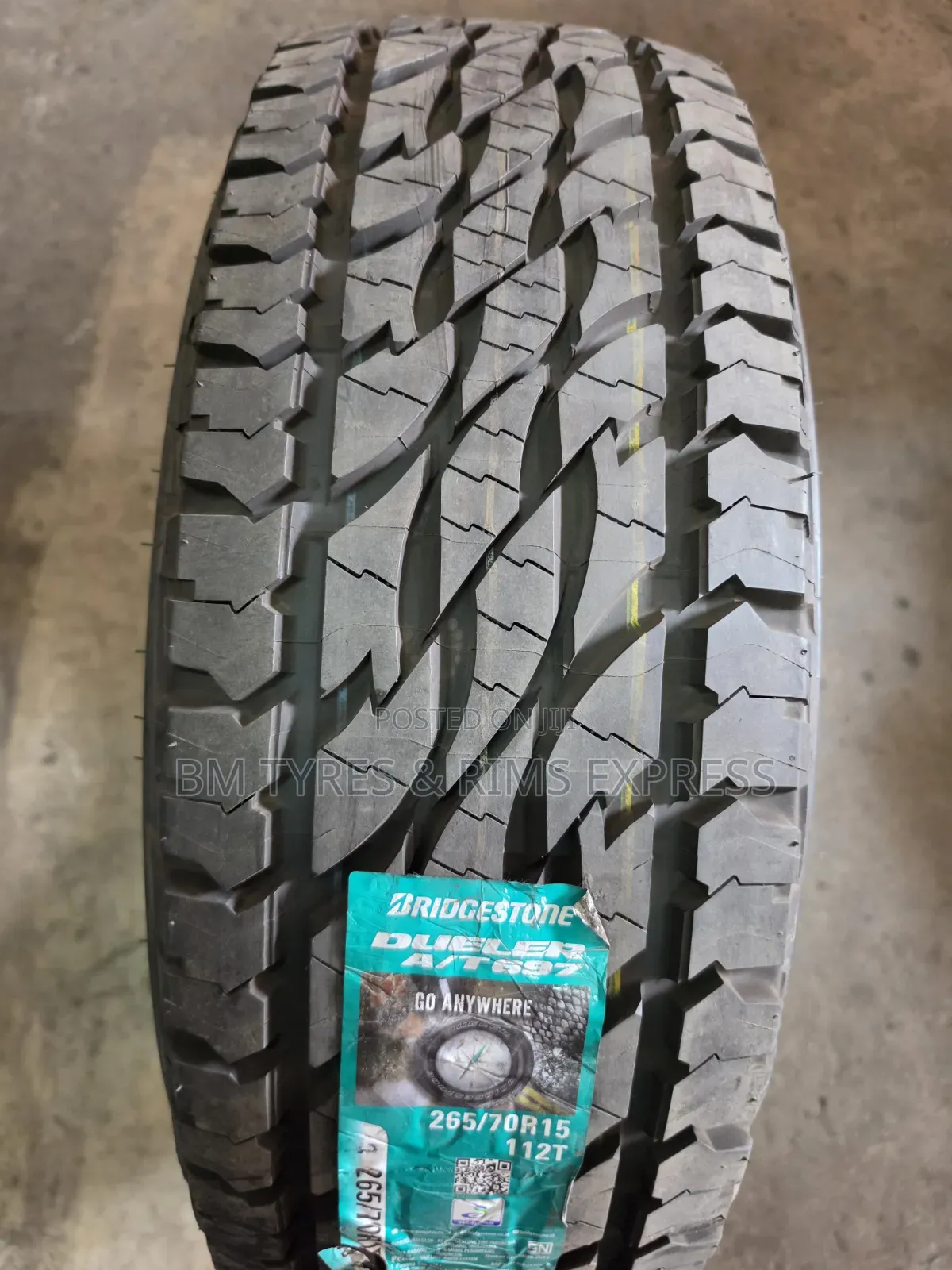 265 /70 R15 Bridgestone Tires (All Terrain) 697
