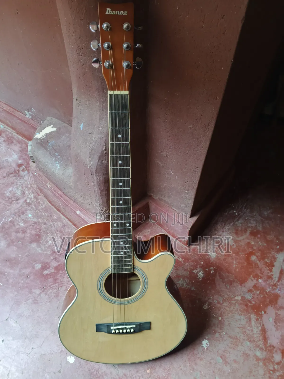 Semi-Acoustic Guitar + Bag – KSh 10,000