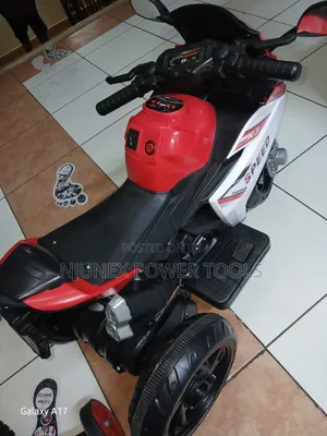Three-Wheeled Kids' Electric Ride-on Motorcycle