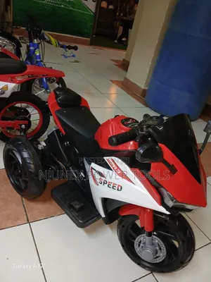 Three-Wheeled Kids' Electric Ride-on Motorcycle