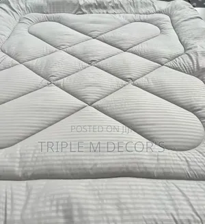 Cotton Binded Striped Duvet Sets