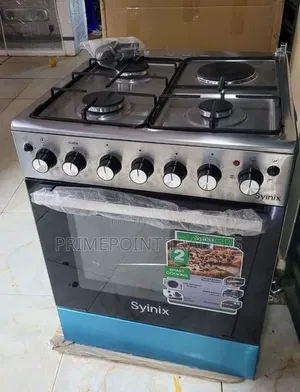 Syinix 60×60 Standing Cooker – 3+1 Without Glass Lid