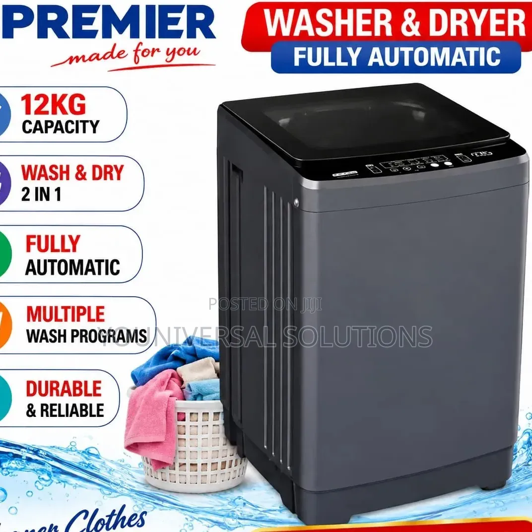 Premier Top Load Fully Automatic Washing Machine 12kg