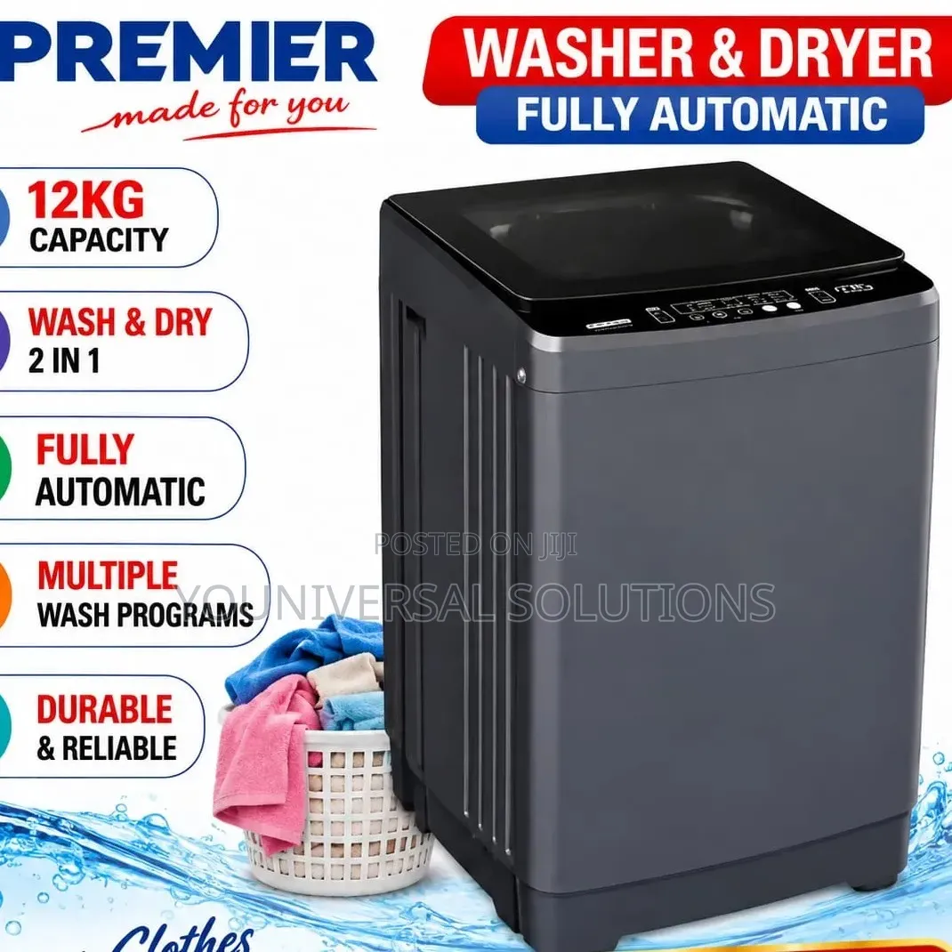 Premier Top Load Fully Automatic Washing Machine 12kg