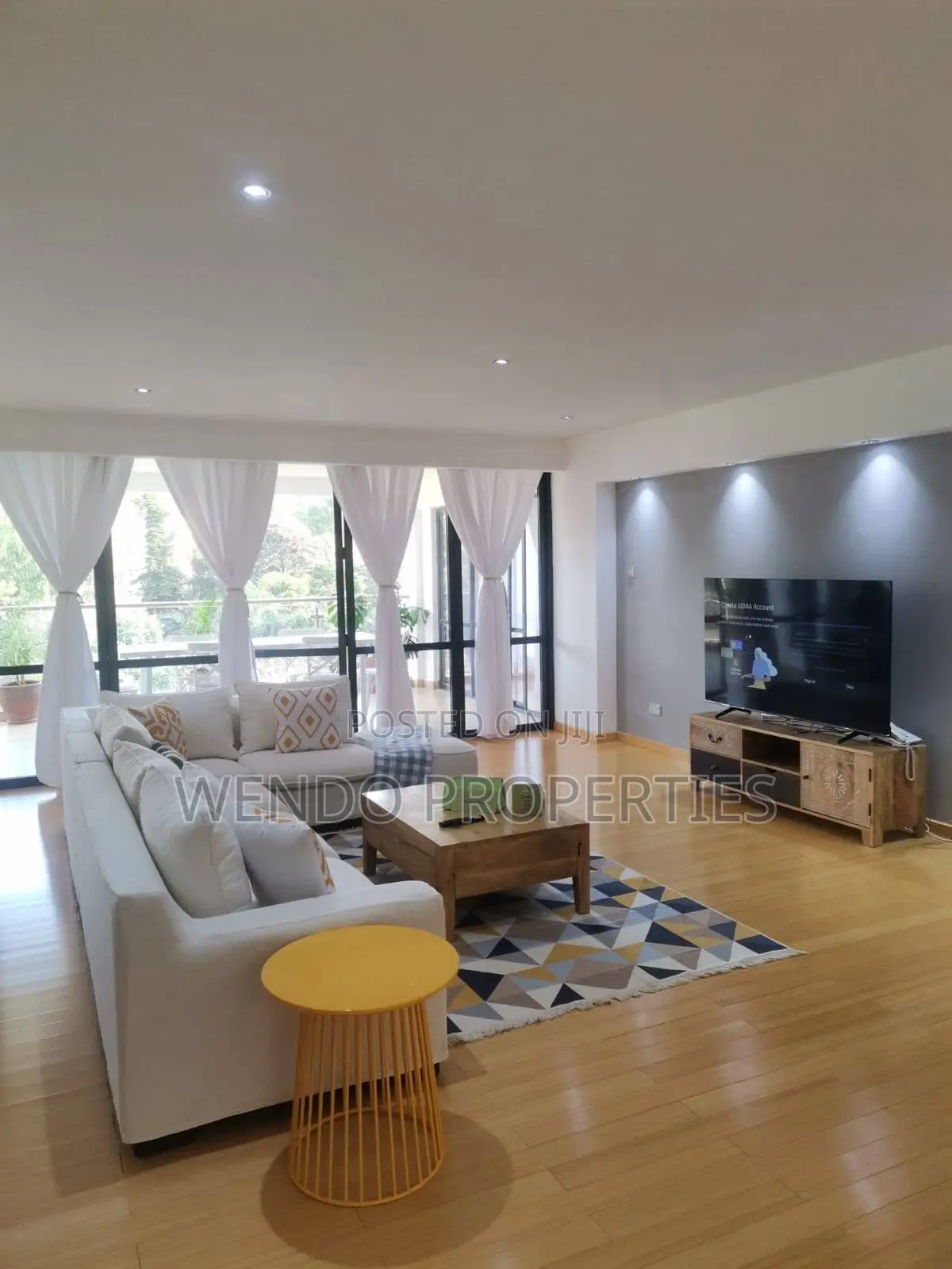 Furnished 3bdrm Apartment in Muthaiga North for rent