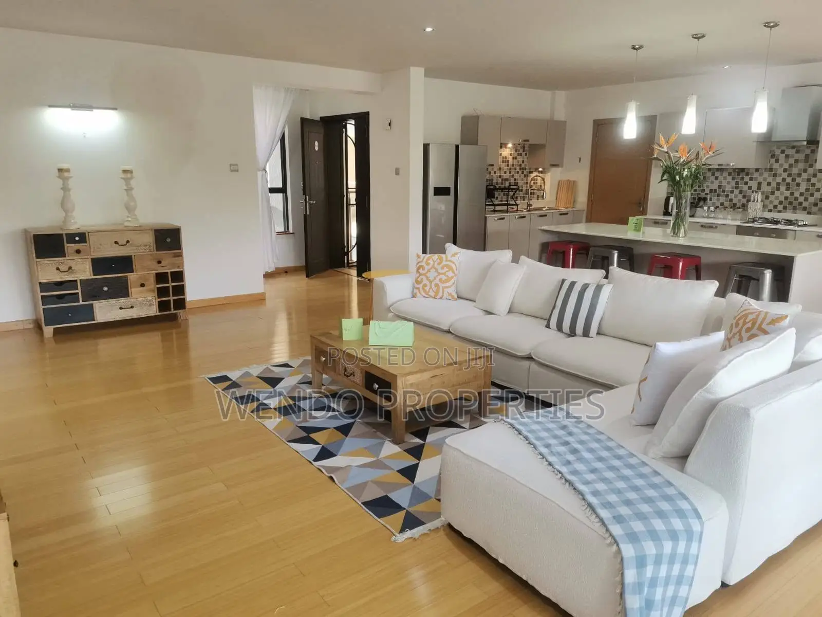 Furnished 3bdrm Apartment in Muthaiga North for rent