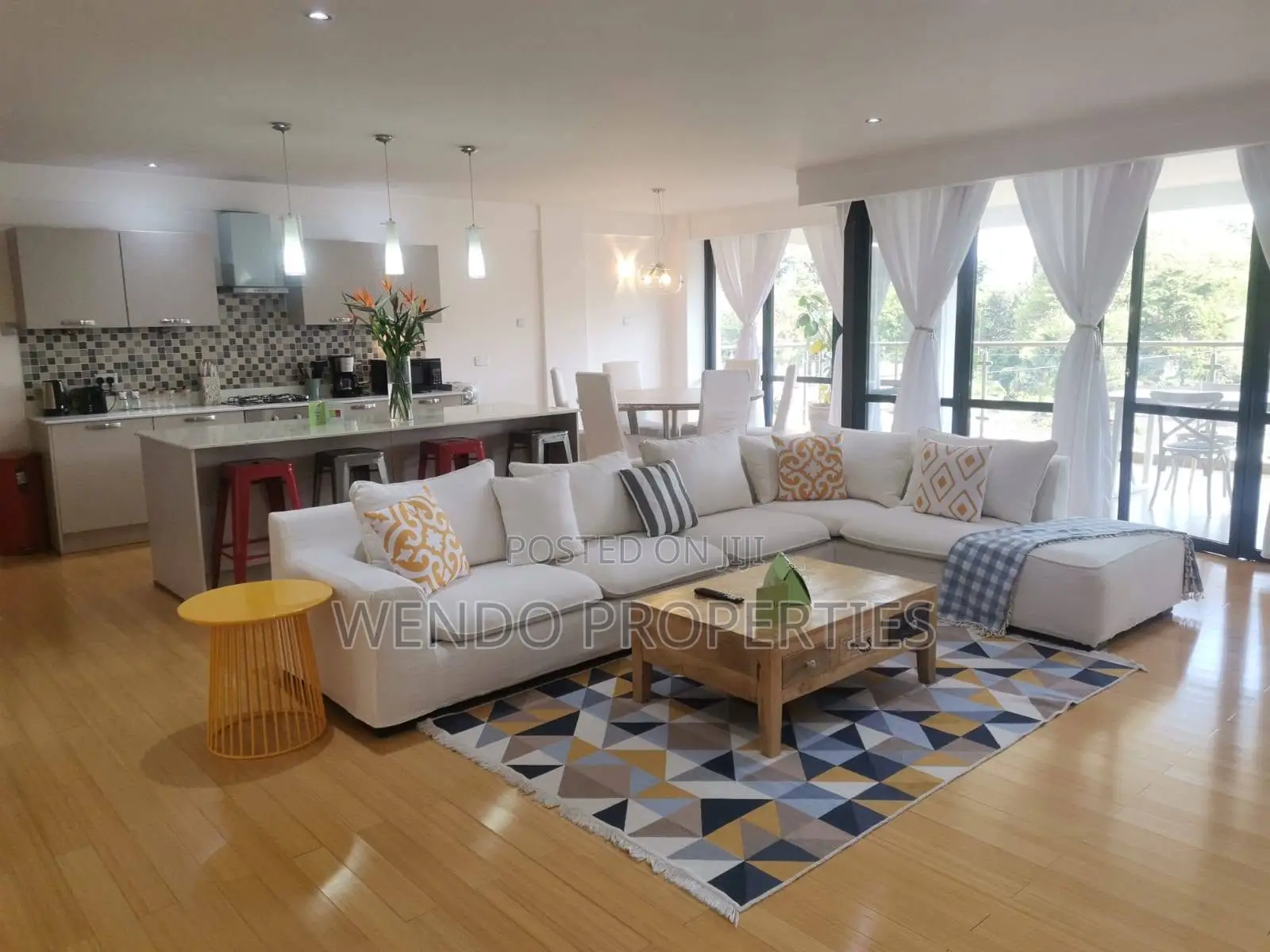 Furnished 3bdrm Apartment in Muthaiga North for rent