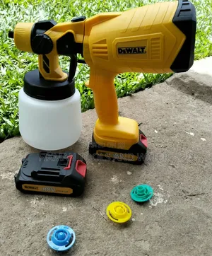 Dewalt Fine Painting Cordless Spray Gun 2 Battery 88V + 3 Extra Nozzle