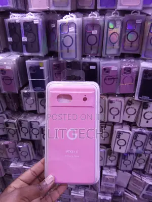 Google Pixel 6 Case - G Silicone Case - Baby Pink