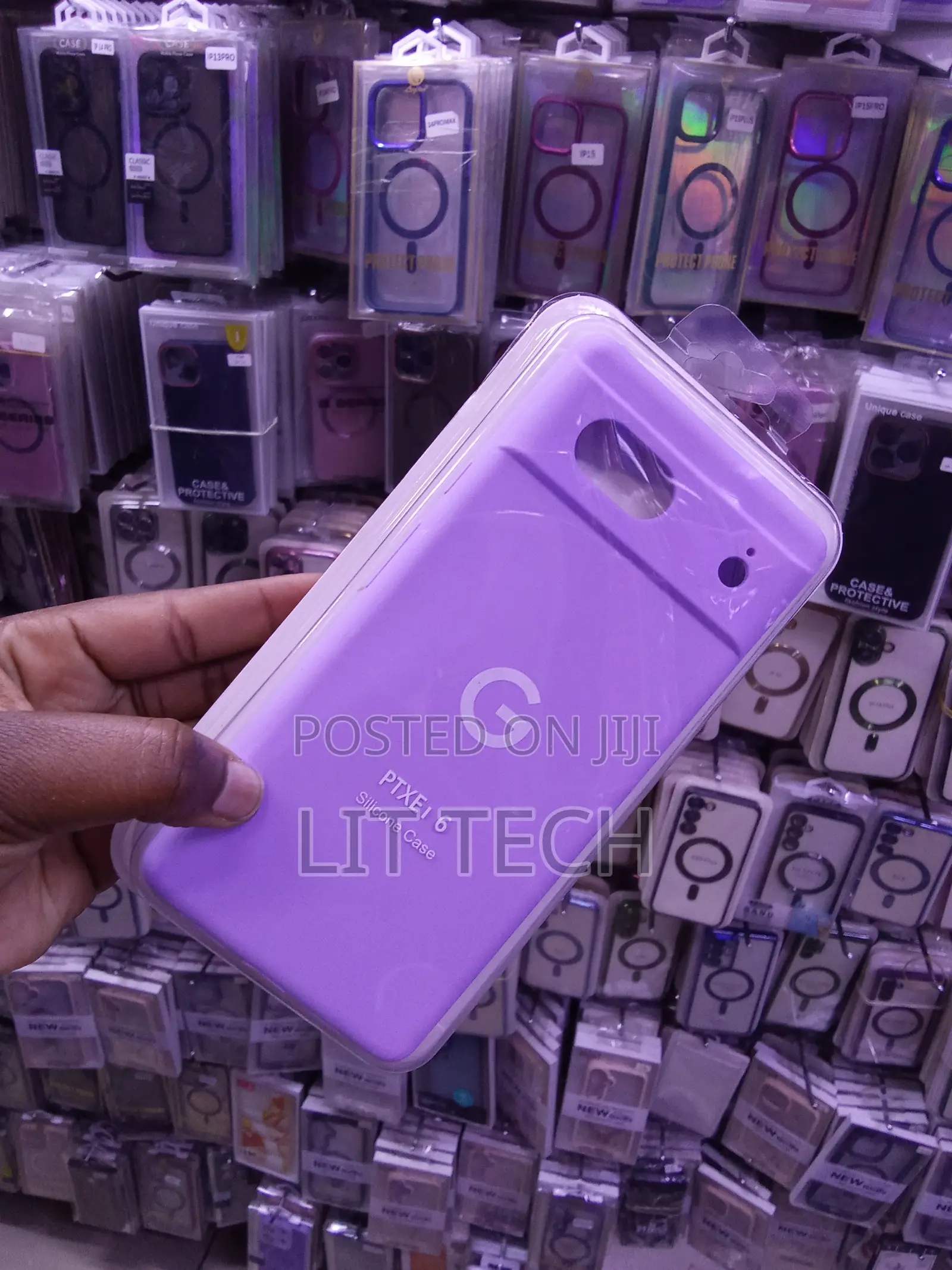 Google Pixel 6 Case - G Silicone Case - Light Purple / Lavender