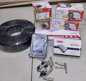 Hikvision 4CH DVR CCTV Security Kit 4 Cameras Full Color