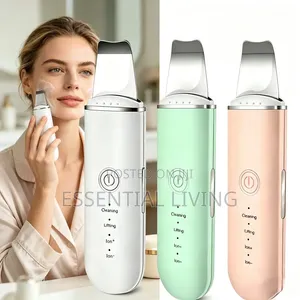 4-in-1 Ultrasonic Skin Scrubber EMS Facial Pore Cleaner Spatula