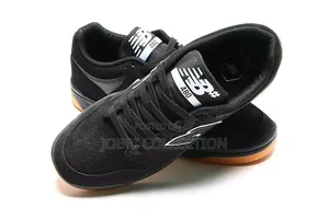 New Balance Numeric 480 Black White Gum Sole Sneakers
