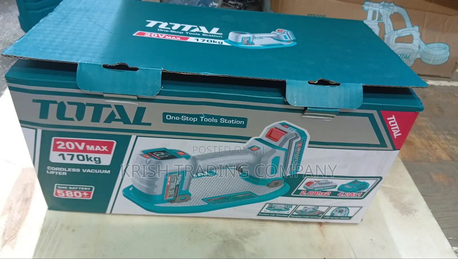 20v Max 170kg Cordless Vacuum Lifter