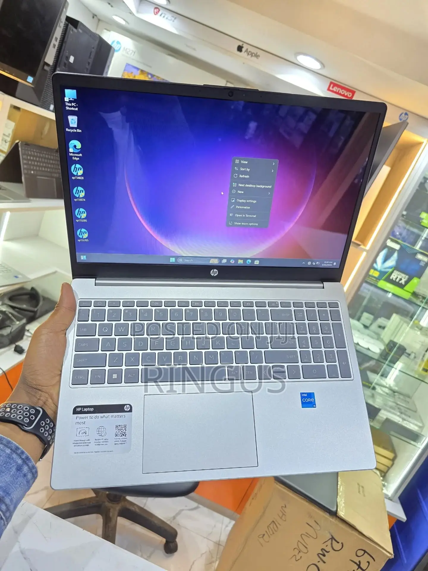 New Laptop HP 15 8GB Intel Core i5 SSD 512GB