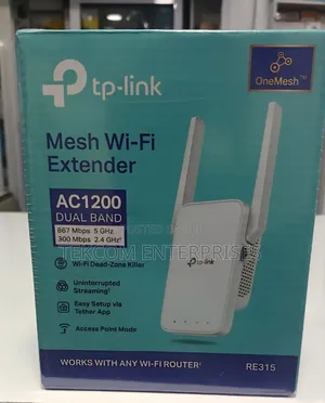 Tp Link RE315 AC1200 Mesh Wi-Fi Range Extender