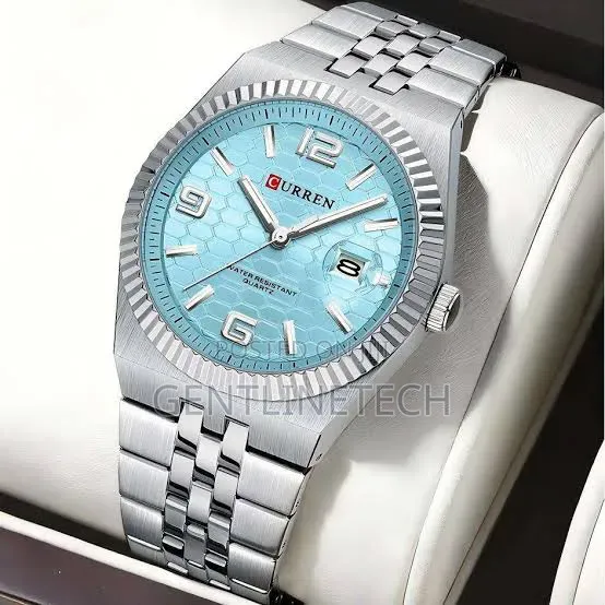 Curren M8498 Blue and Silver