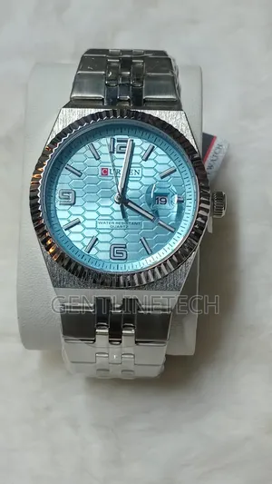 Curren M8498 Blue and Silver