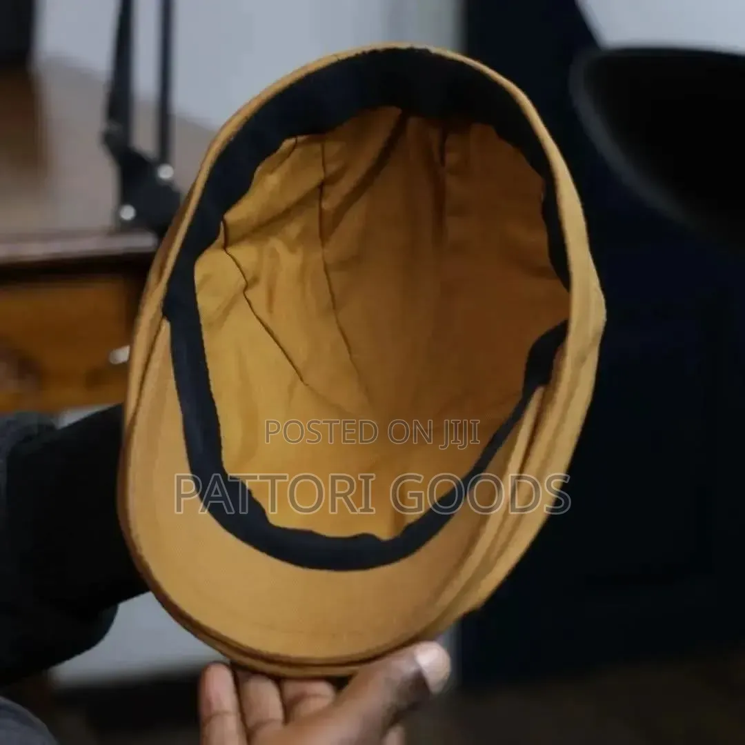 Light Canvas Flat Caps
