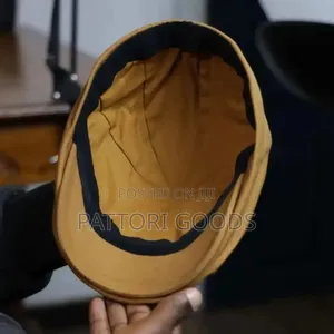 Light Canvas Flat Caps