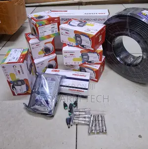 Eight Colorvu Cameras Hikvision 8 Channel DVR CCTV Full Package Camera