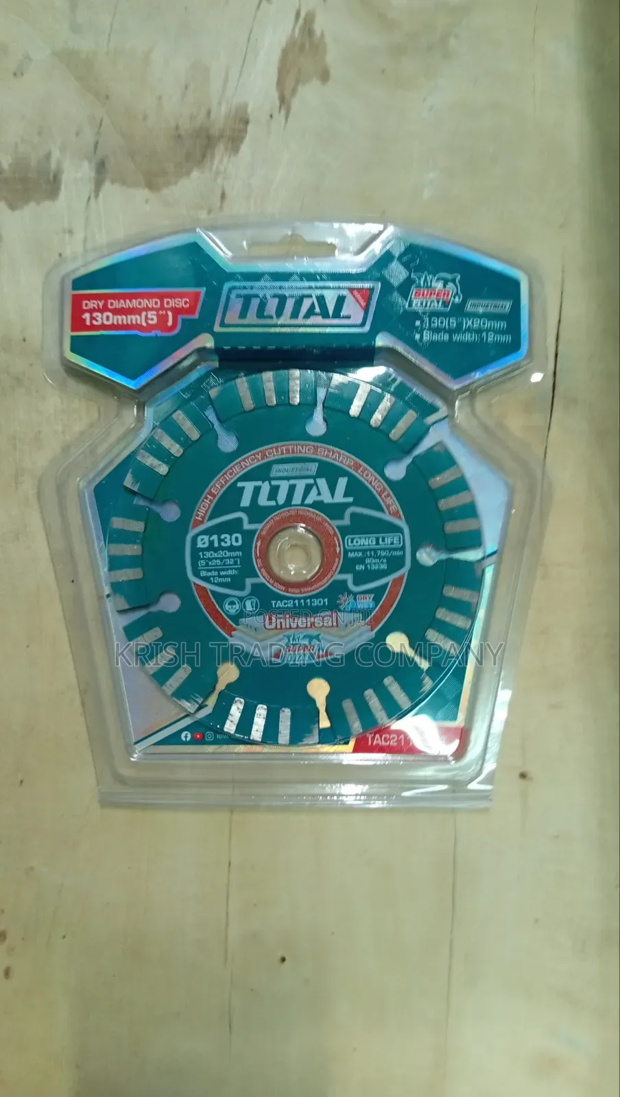 5" Dry Diamond Disc