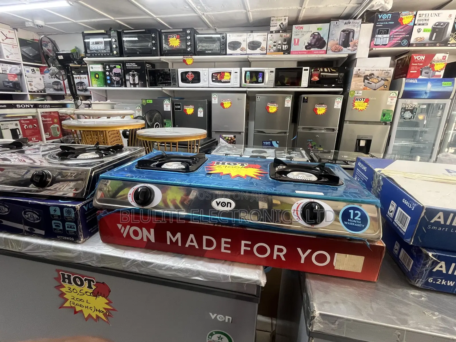 Von Table Top Cooker