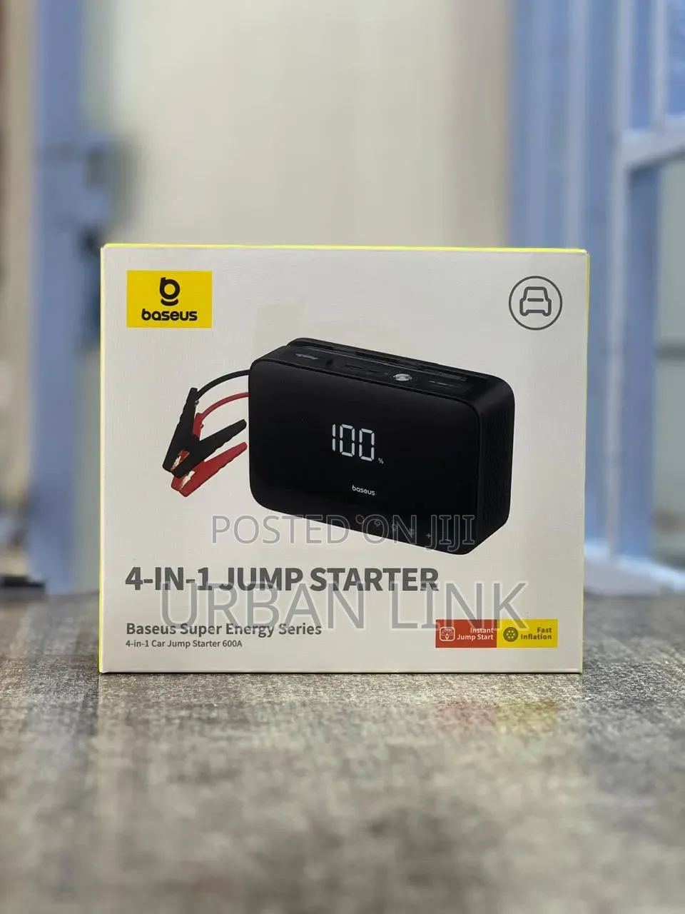 Baseus Super Energy 4-in-1 Jump Starter 6000 mAh, 600 a - Power Bank