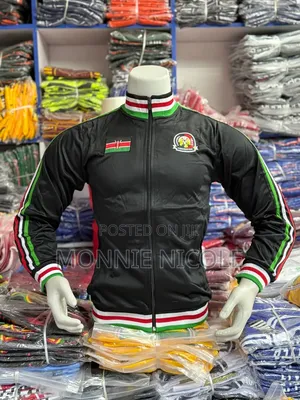 Quality Black Kenya Track Jacket