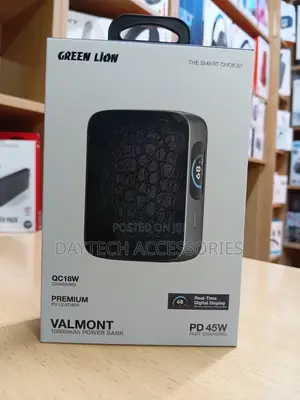 The Green Lion Valmont 10000mAh Power Bank (PD 45W)