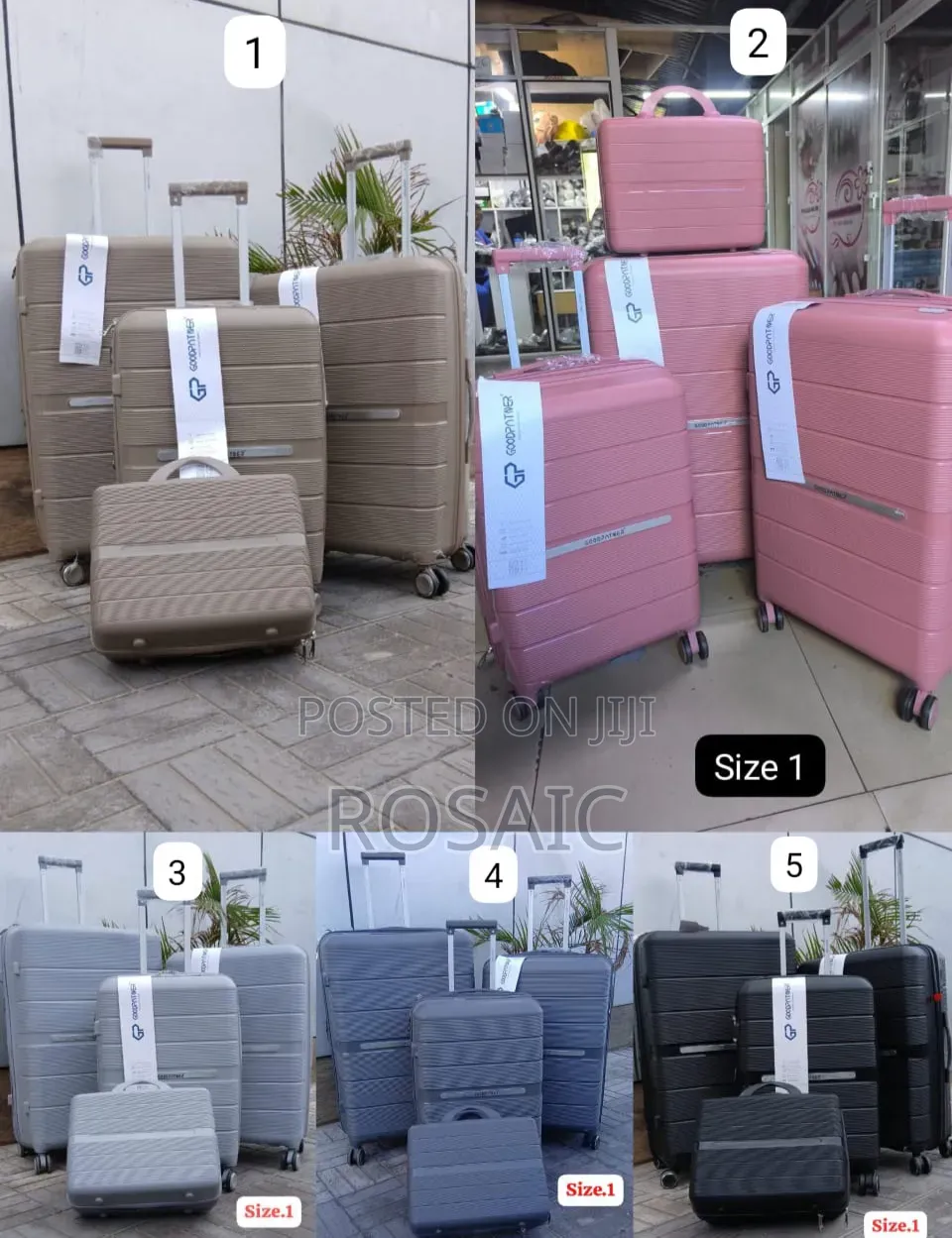 fashion 4 in 1 Unbreakble Laxurious Rubber Suitcase Briefcase