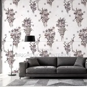 White Floral Wallpaper Available