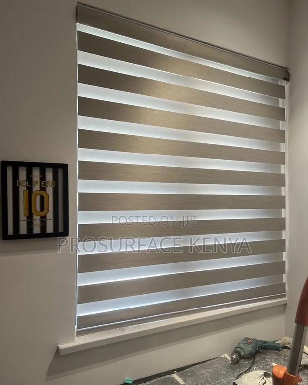 Modern Zebra Window Blinds | Custom Made – KSH 3,500/M2