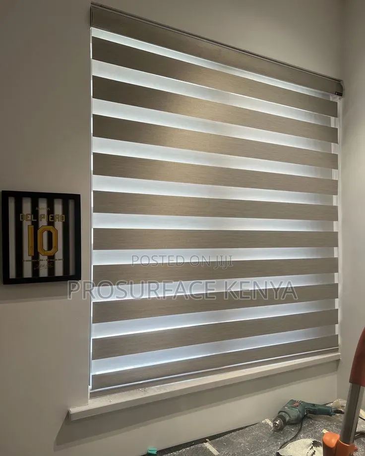 Modern Zebra Window Blinds | Custom Made – KSH 3,500/M2