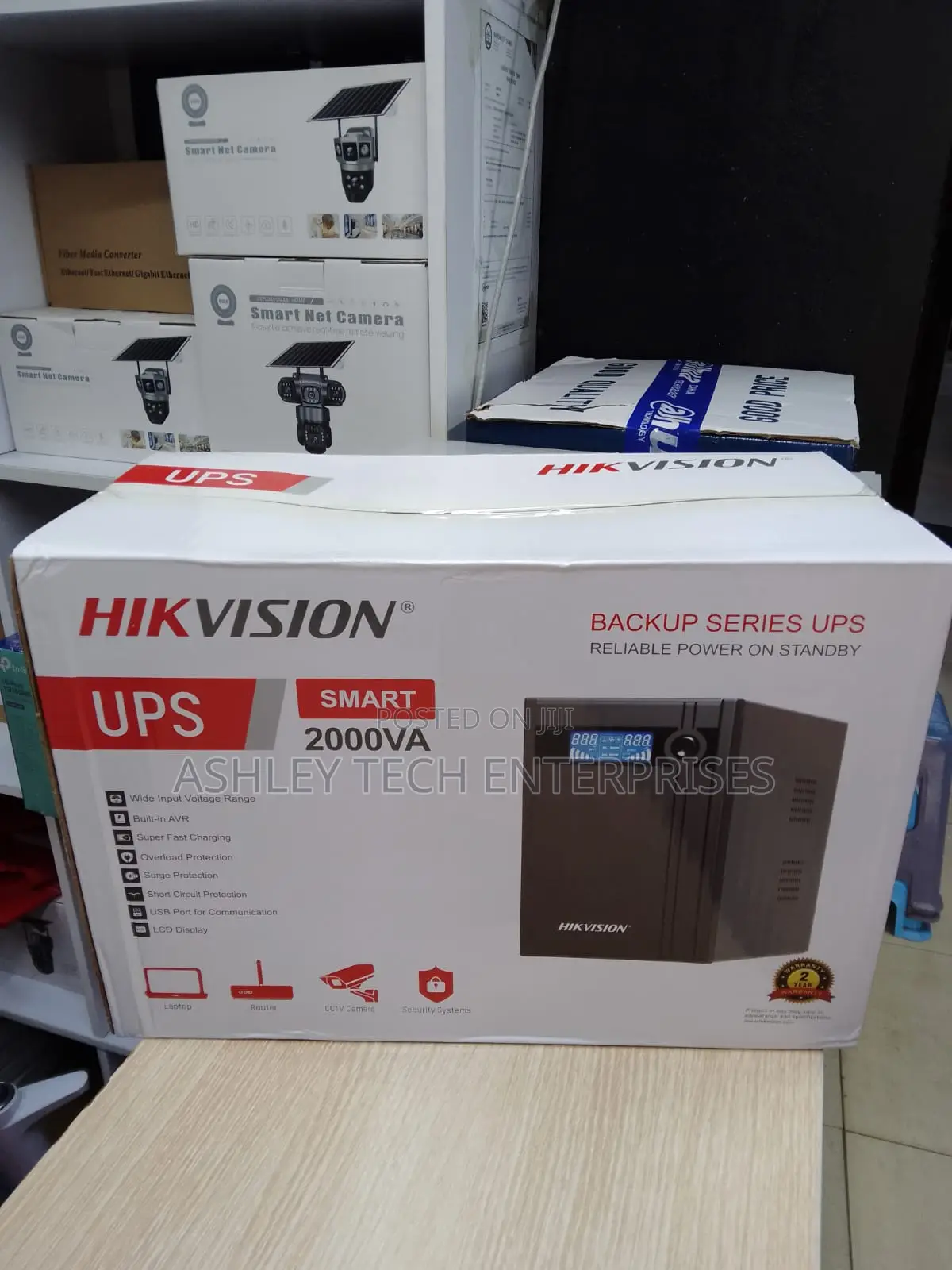 New Hikvision Smart UPS 2KVA – Reliable Power Backup