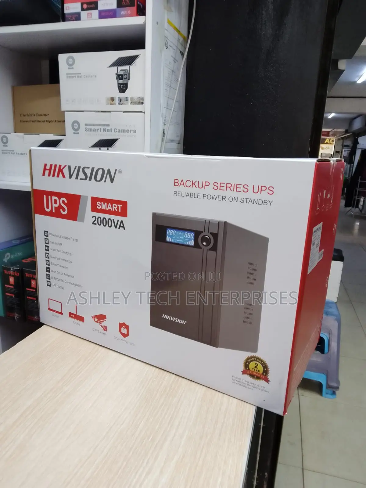 Advanced Hikvision Smart UPS 2KVA – Intelligent Power Protection
