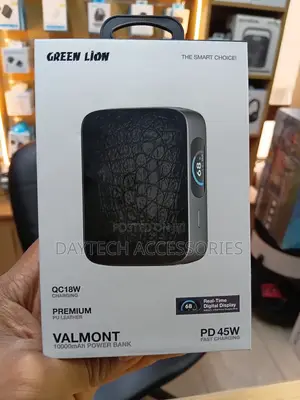 Green Lion Valmont 10000mAh Power Bank With Premium PU Leather Finish