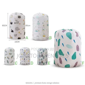 Drawstring Bedding Storage Bag Waterproof Blanket Clothes Bag