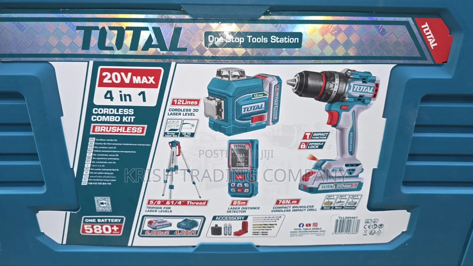 Tll260467 20v Max 4-in-1 Cordless Combo Kit – Brushless
