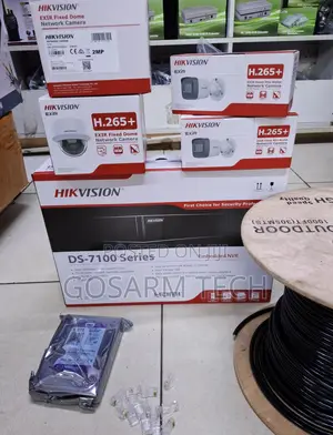 4 Channel NVR Hikvision 2MP IP Network CCTV Cameras Full Kit Sale
