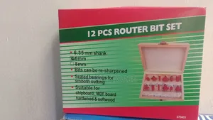 Woodworking Router Bit Set With Bearing Guide