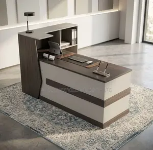 Reception Desk; 240 CM Front Imported Executive Reception Table