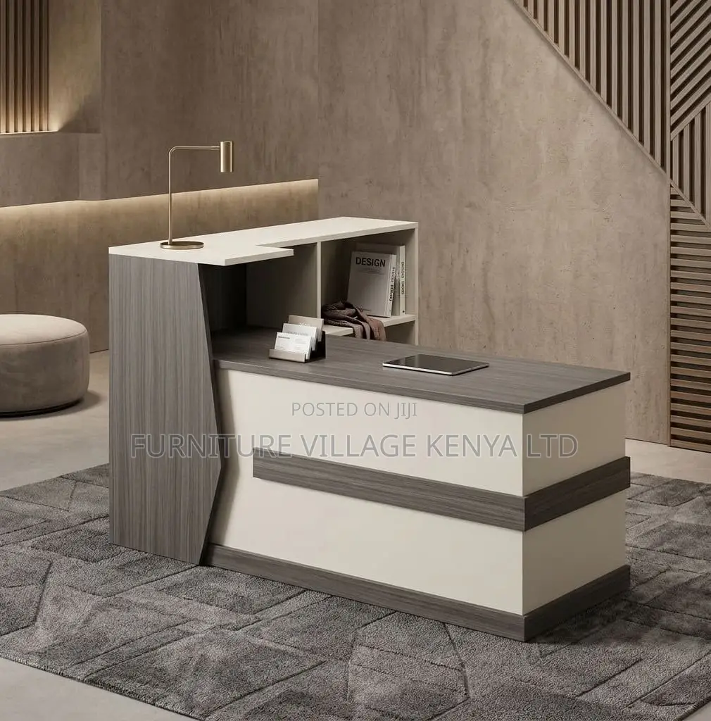Reception Desk; 240 CM Front Imported Executive Reception Table