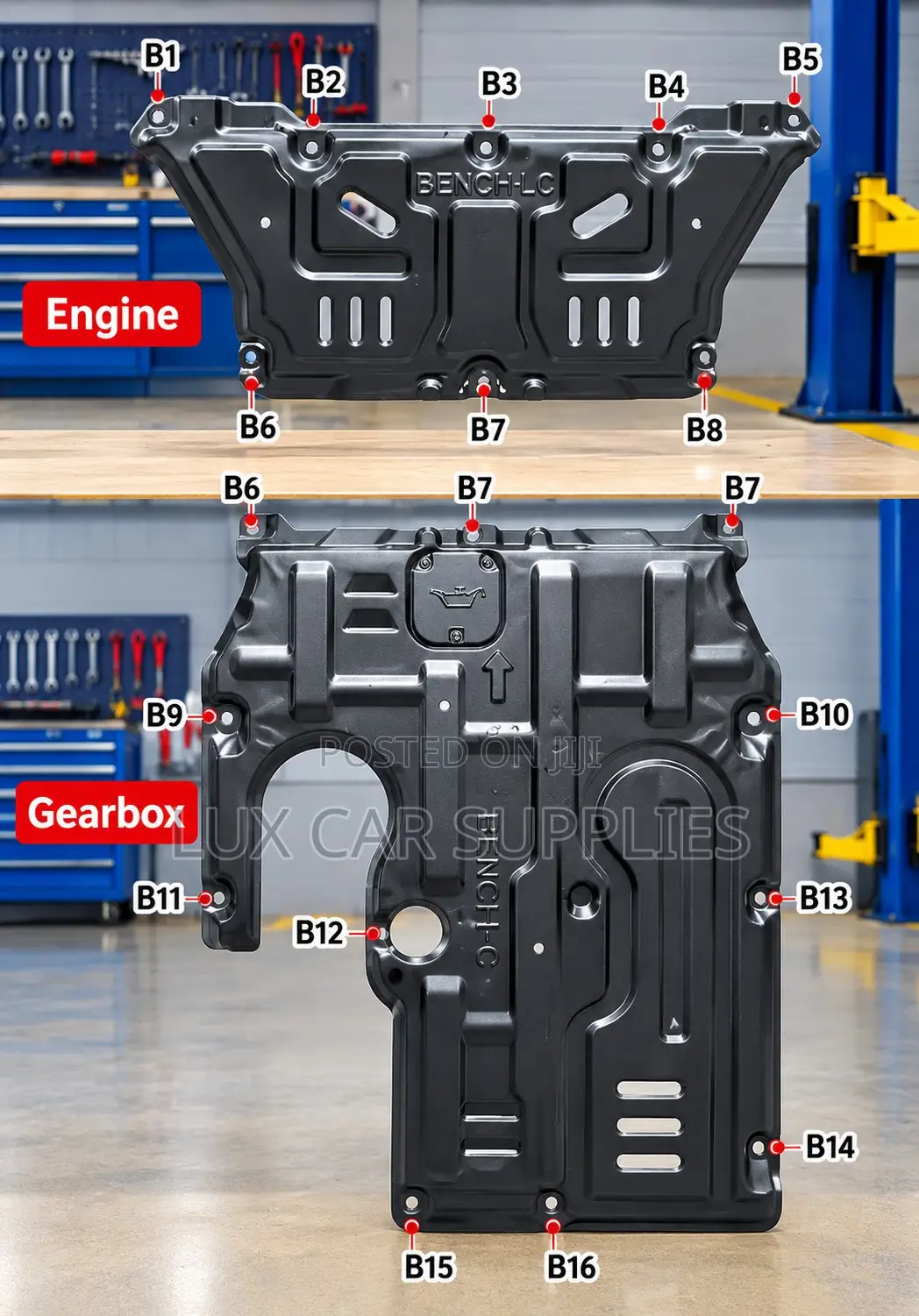 Mercedes-Benz E-Class (W214) 2WD Skid Plate