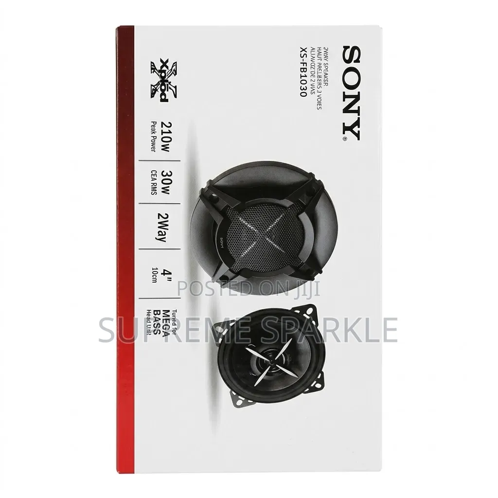 4" 210W Sony XS-FB1030 2Way Coaxial Car Speaker
