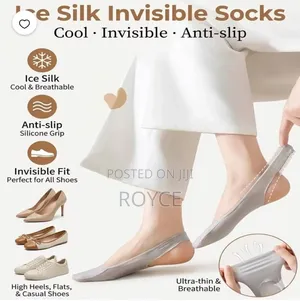 2 Pairs No-Show Ladies Socks