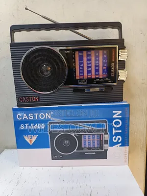 Black Caston ST-5400 5-Band Portable Radio