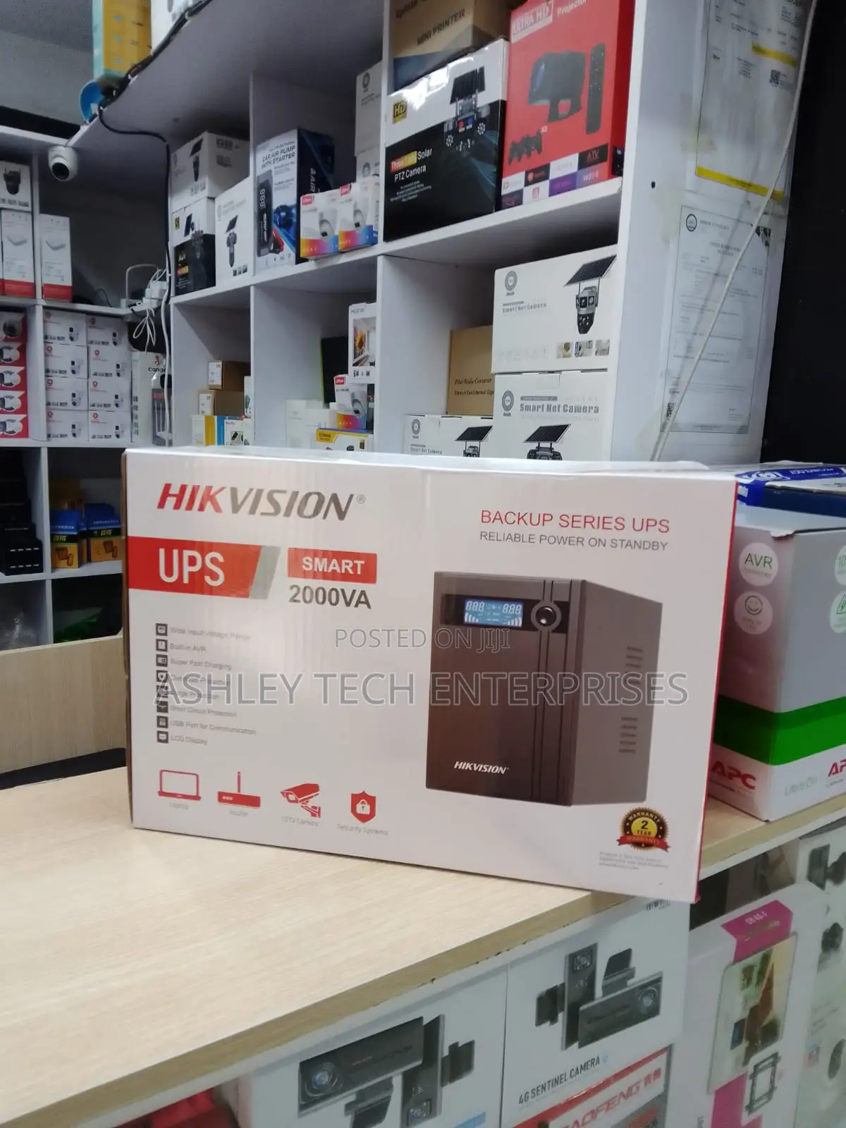 New New PowerMax Hikvision Smart UPS 2KVA