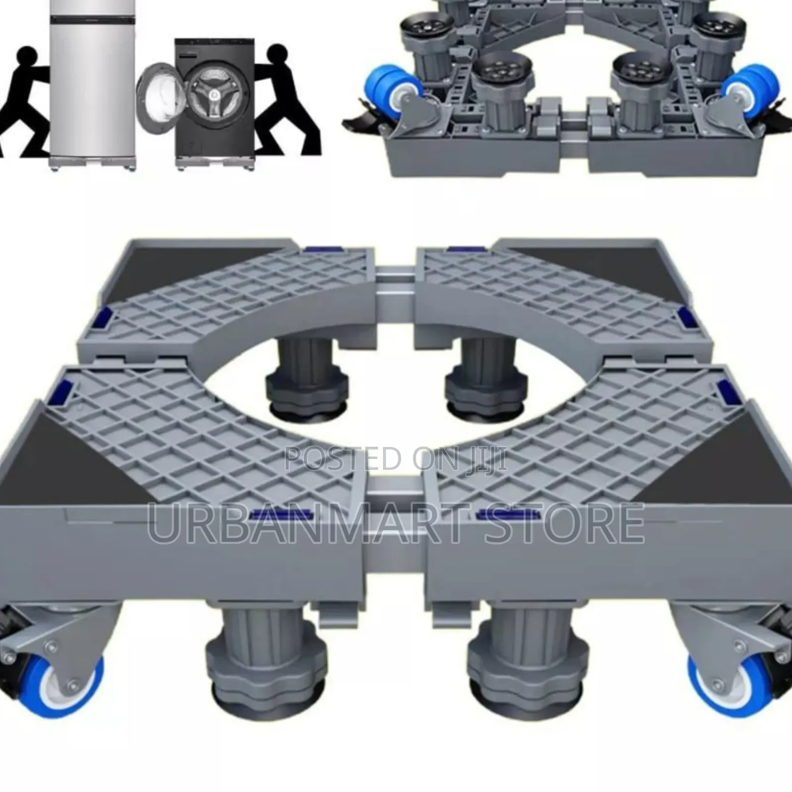 Heavy Duty Washing Machine and Fridge Adjustable Stand